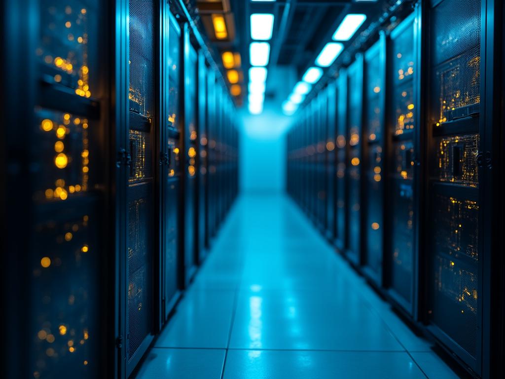 Moderne crypto mining locatie met geavanceerde koeling door Prose Pixel Mining